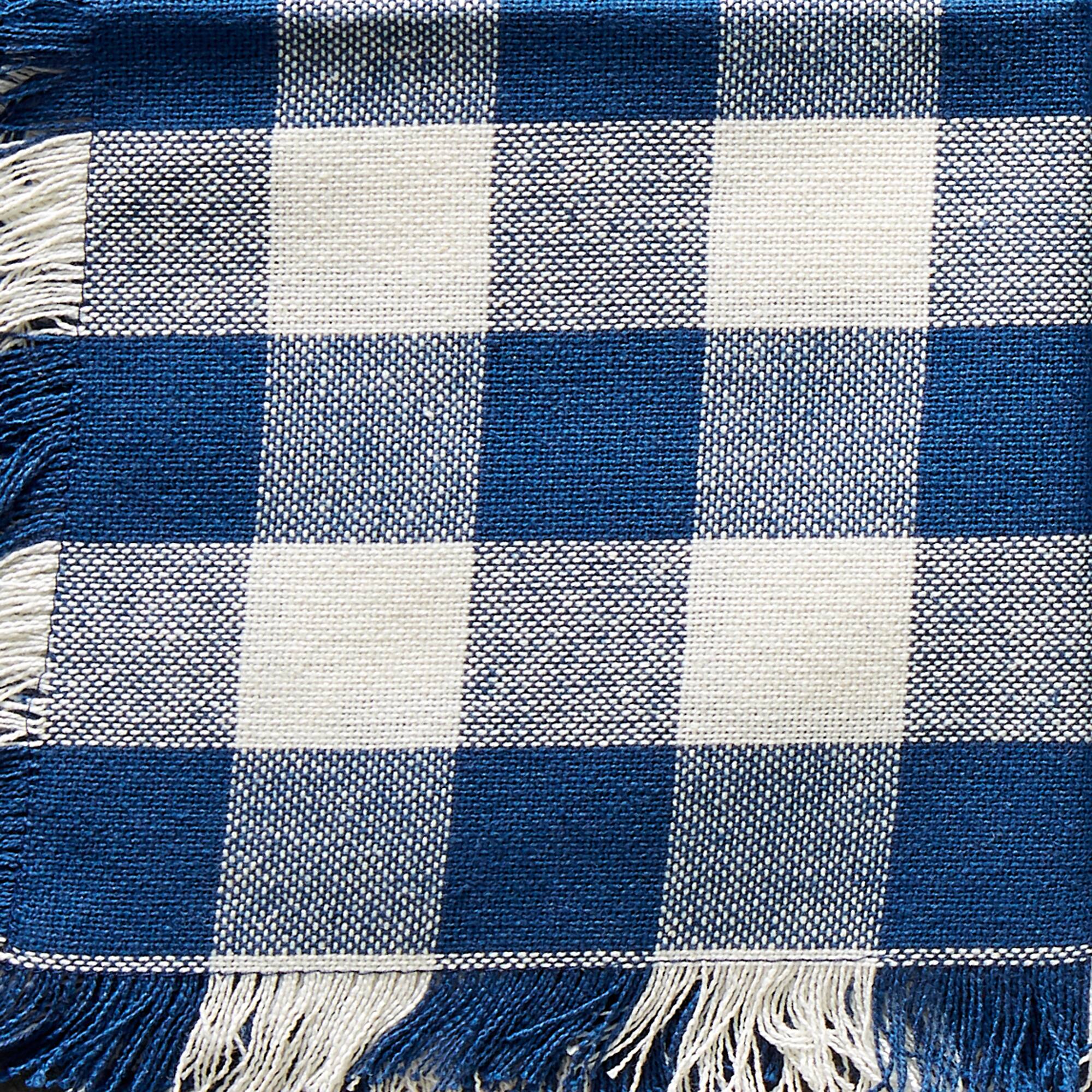 DII® Assorted Navy Heavyweight Fringed Dishcloth (Set of 6)